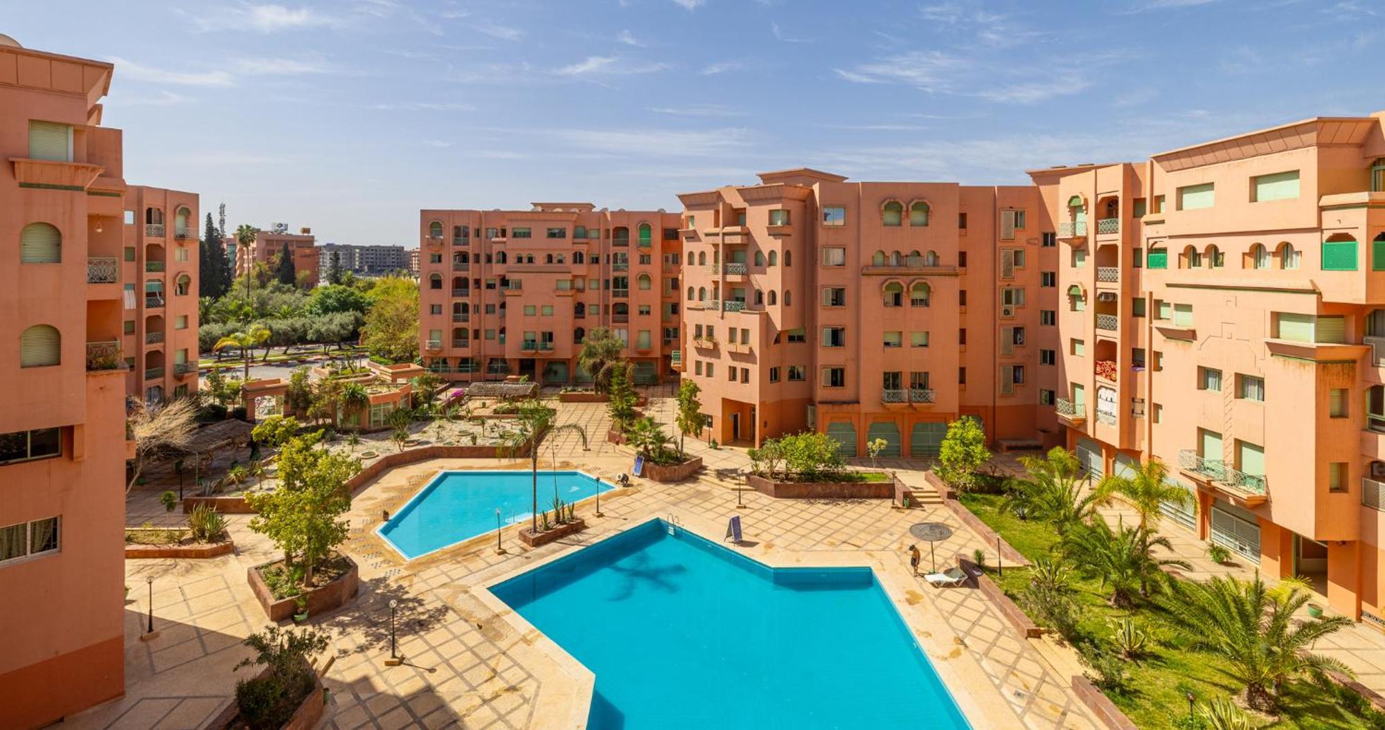 Charming 2-Bed Oasis Pool View Apartment Маракеш Екстериор снимка